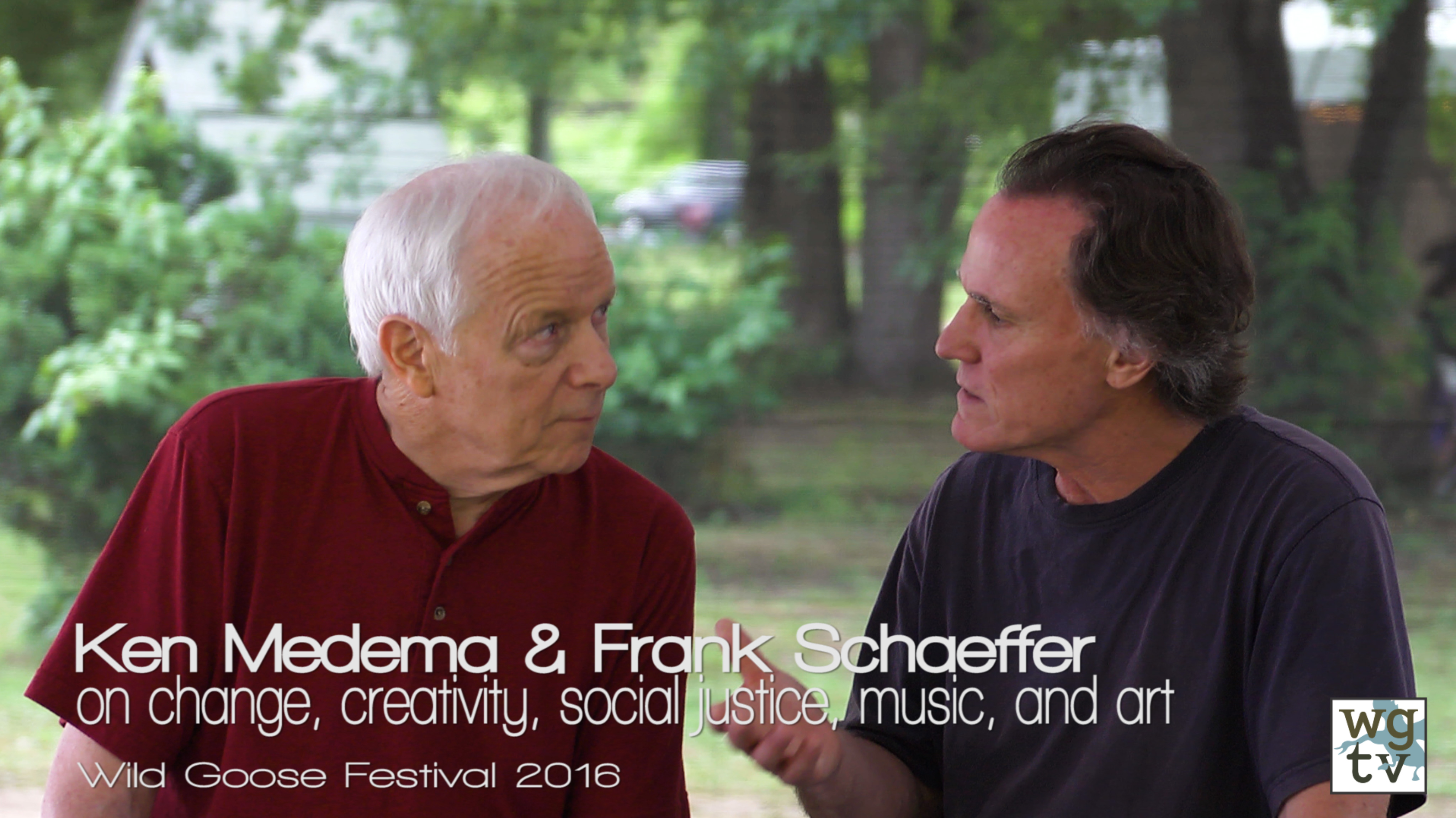 Ken Medema and Frank Schaeffer